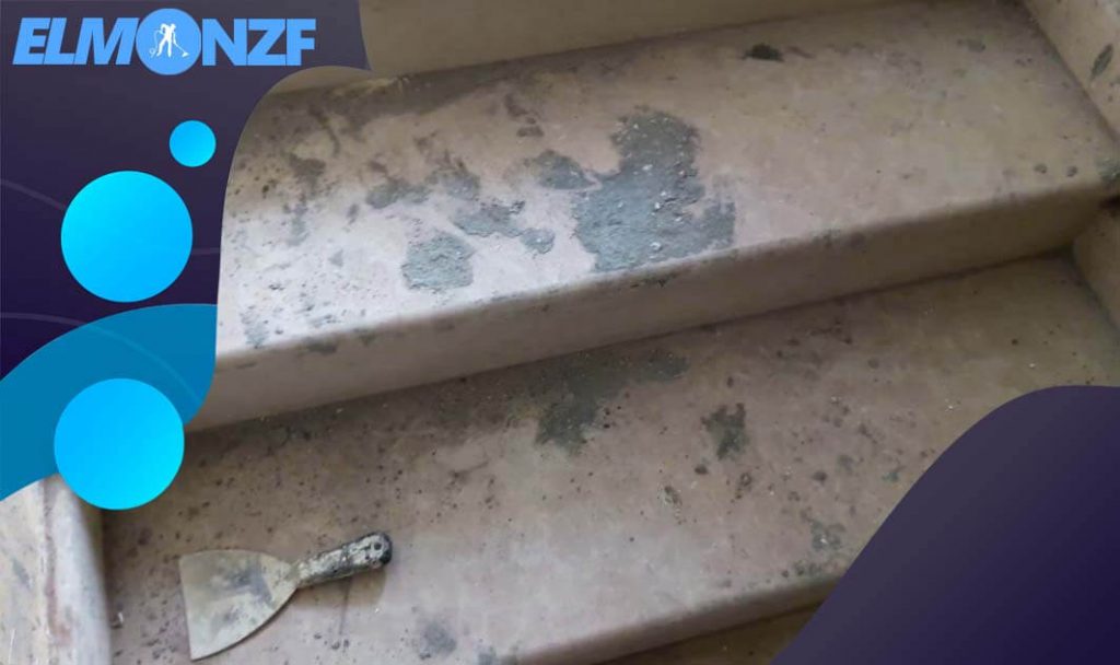 طريقة جلي البلاط من الاسمنت تنظيف البلاط من الدهان تلميع السيراميك