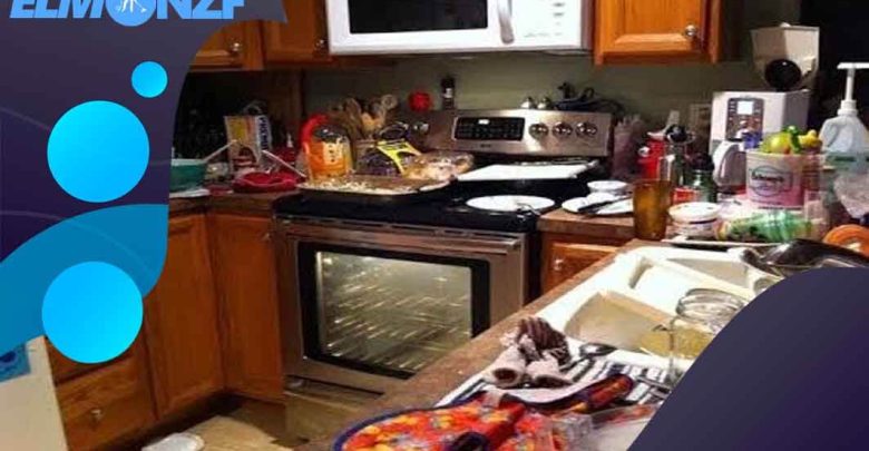طريقة تنظيف المطبخ