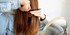 كيفية قص الشعر
