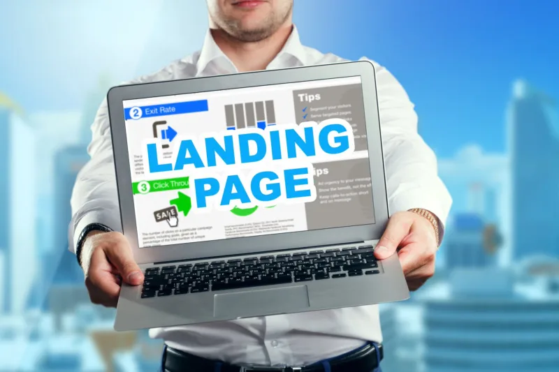 كيفية إنشاء صفحة هبوط لموقعك Landing Page في خطوتين؟